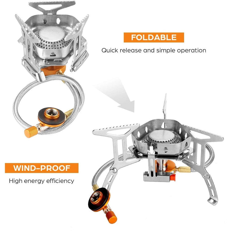 Windproof Outdoor Portable Gas Burner - 2B Above All