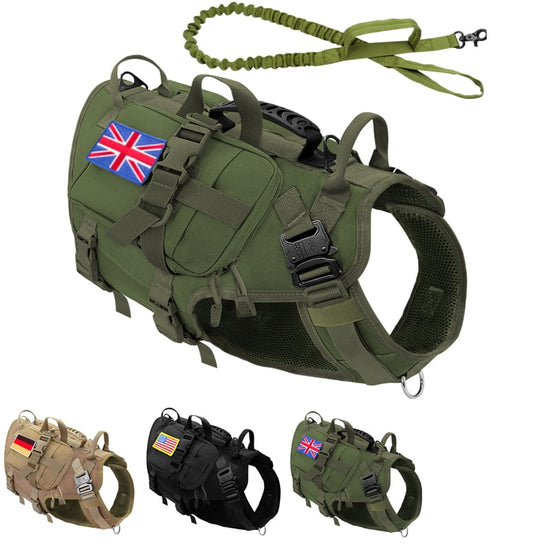 Tactical Dog Harness & Leash - 2B Above All