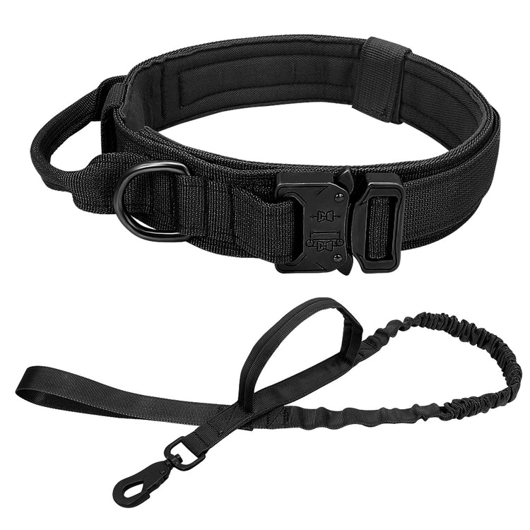 Military Tactical Dog Collar Elastic Bungee Leash - 2B Above All