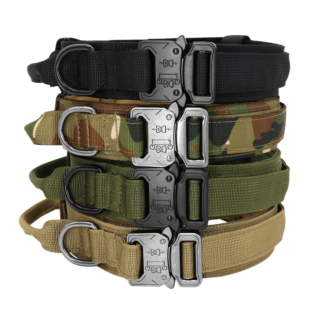 Military Tactical Dog Collar Elastic Bungee Leash - 2B Above All