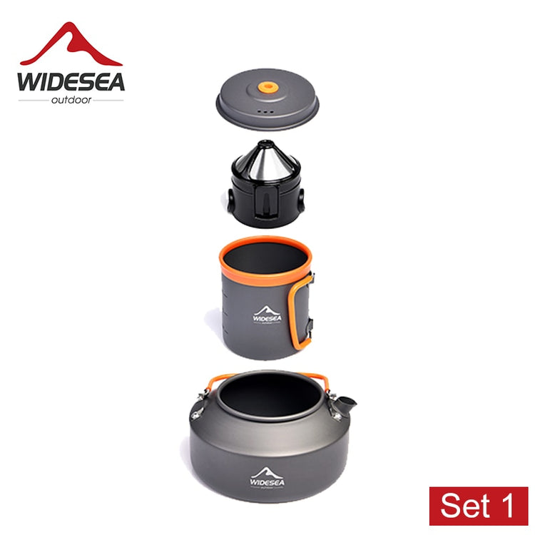 Widesea Camping Coffee Cookware Set - 2B Above All