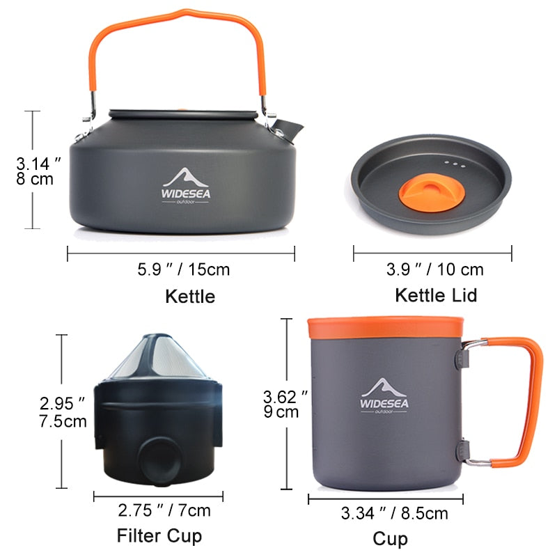 Widesea Camping Coffee Cookware Set - 2B Above All