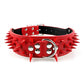 Wide Sharp Spiked Studded Leather Dog Collars - 2B Above All