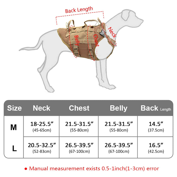 Tactical Dog Harness & Leash - 2B Above All