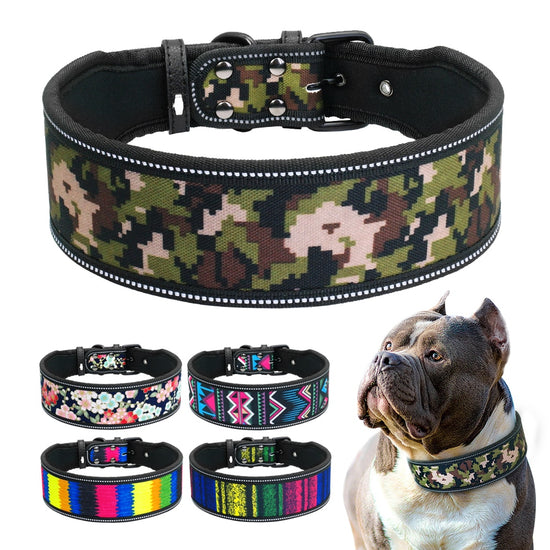 Reflective Nylon Dog Collar - 2B Above All