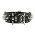 Wide Sharp Spiked Studded Leather Dog Collars - 2B Above All