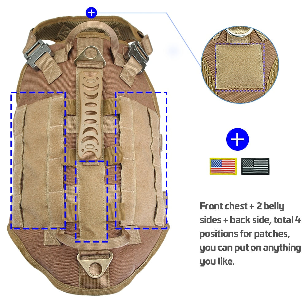 Tactical Dog Harness & Leash - 2B Above All