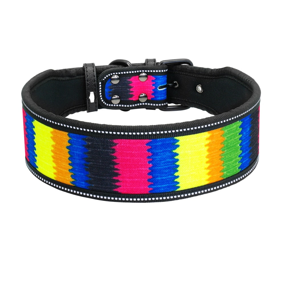 Reflective Nylon Dog Collar - 2B Above All