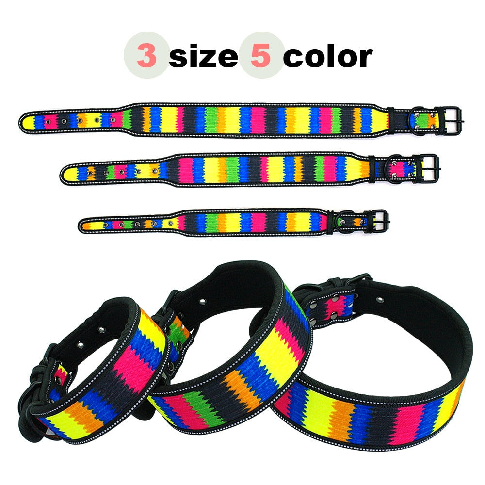 Reflective Nylon Dog Collar - 2B Above All