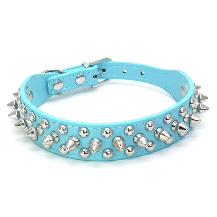 Adjustable Spiked Leather Dog Collar - 2B Above All