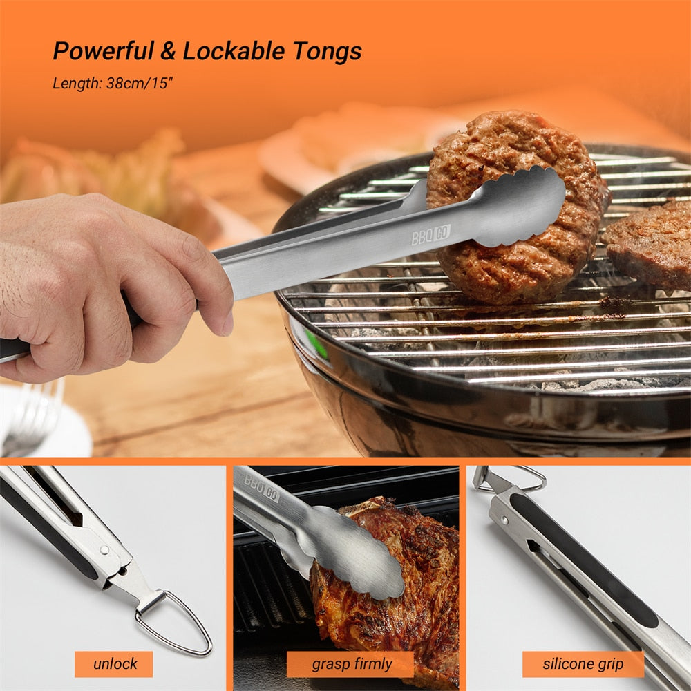 BBQ Stainless Steel Tool Set - 2B Above All