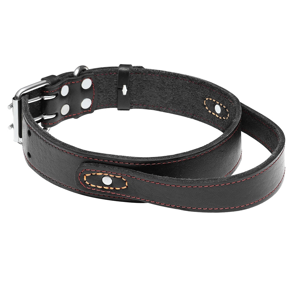 Genuine Leather Dog Collar - 2B Above All