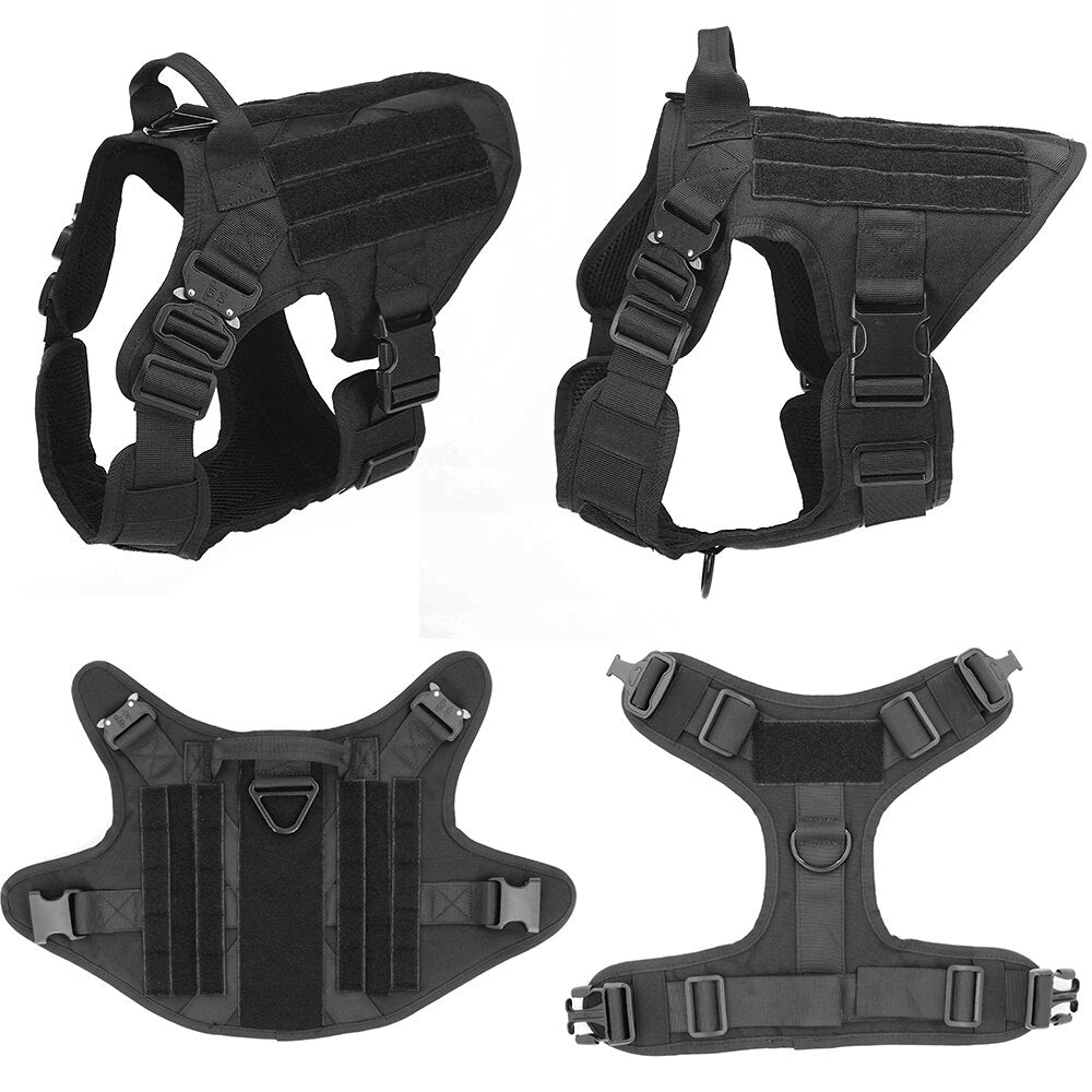 K9 Military Tactical Dog Harness & Leash Set - 2B Above All