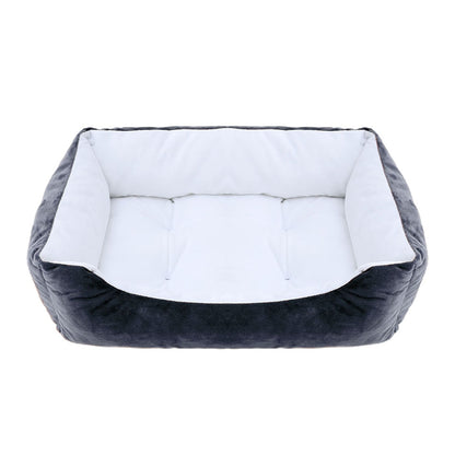 Square Plush Bed For Medium And Small Dogs