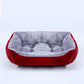 Square Plush Bed For Medium And Small Dogs