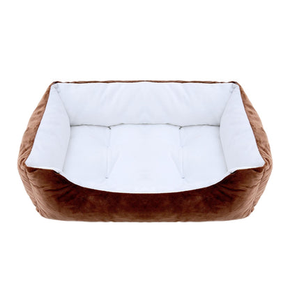 Square Plush Bed For Medium And Small Dogs