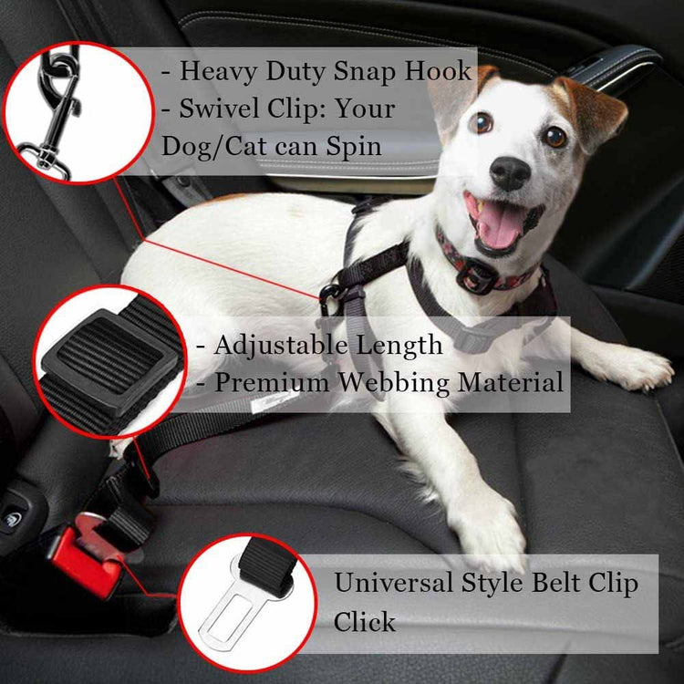 Dog Car Seat Belt Leash - 2B Above All