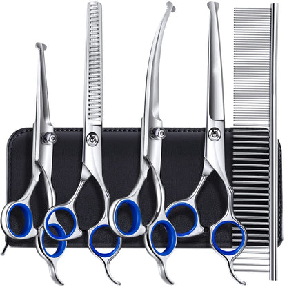 Benepaw 6 In 1 Professional Stainless Steel Grooming Scissor