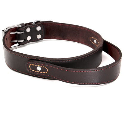 Genuine Leather Dog Collar - 2B Above All