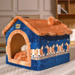 Foldable Dog House Bed