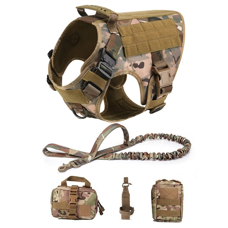 K9 Military Tactical Dog Harness & Leash Set - 2B Above All