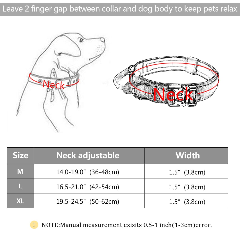 Tactical Military Dog Collar - 2B Above All