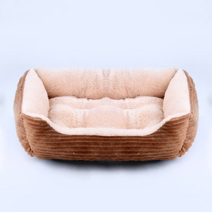 Square Plush Bed For Medium And Small Dogs