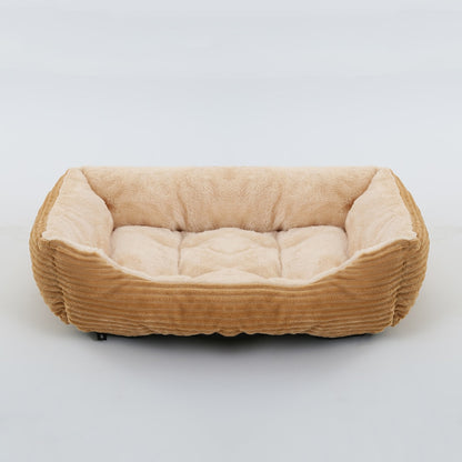 Square Plush Bed For Medium And Small Dogs