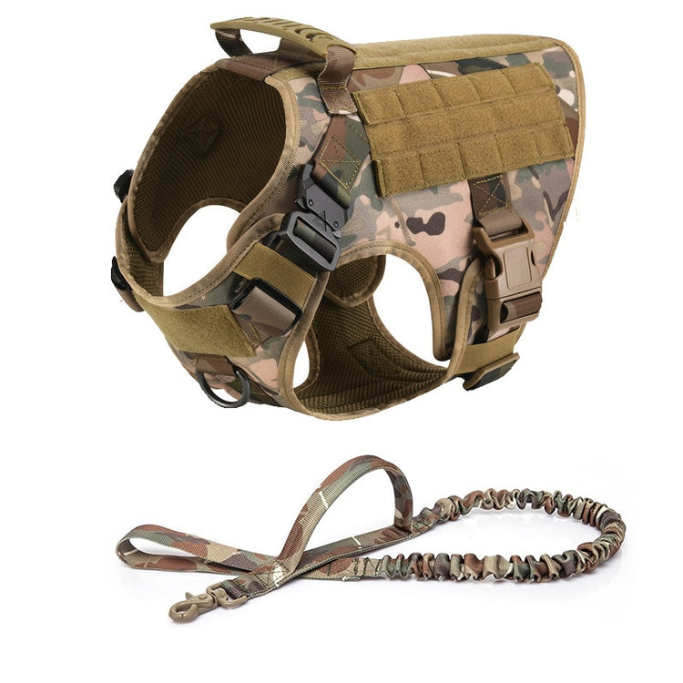 K9 Military Tactical Dog Harness & Leash Set - 2B Above All