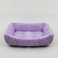 Square Plush Bed For Medium And Small Dogs